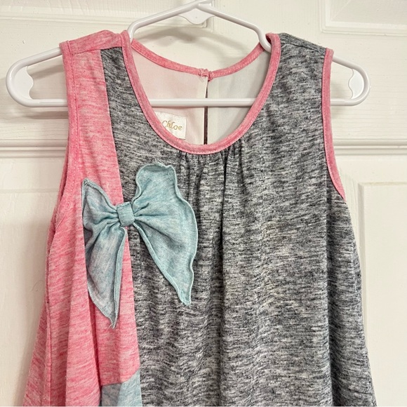 Isobella & Chloe | Asymmetrical Bow Front Dress - Picture 3 of 4